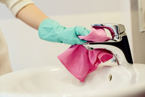 Detailed carpet cleaning process in a St John’s Wood home interior
