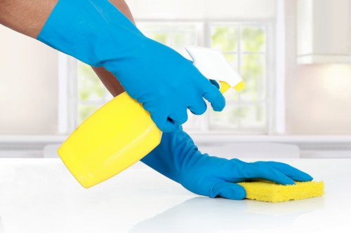 Commercial window cleaning for a storefront in the Stjohnswood area