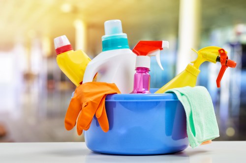 Recycling bins and sustainable carpet cleaning materials in St John’s Wood