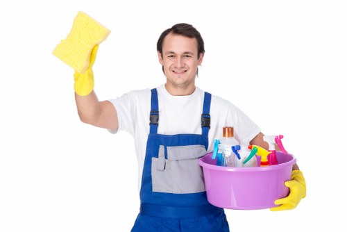 Local cleaners resetting a short-let property near Stjohnswood