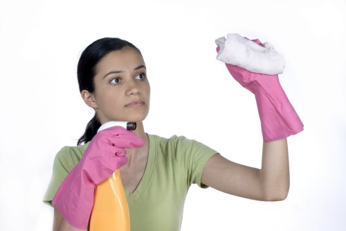 PCI compliant payment area for carpet cleaning customers