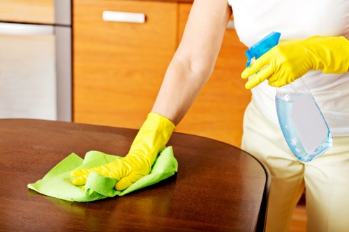 Deep cleaning a bathroom during an end of tenancy clean in Stjohnswood